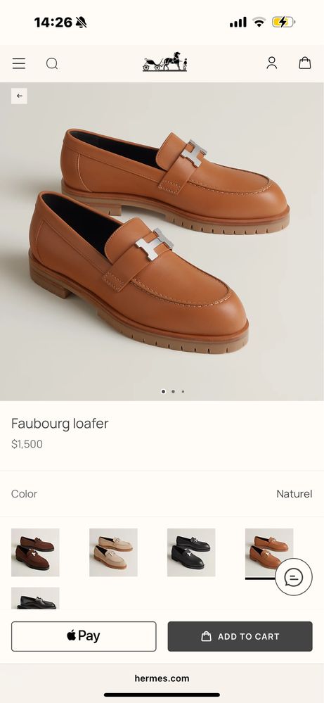 Лофери hermes оригінал 39 р