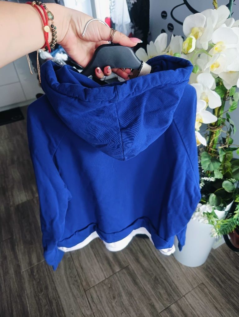 Bluza z serduszkiem kaptur r.XS-48/50