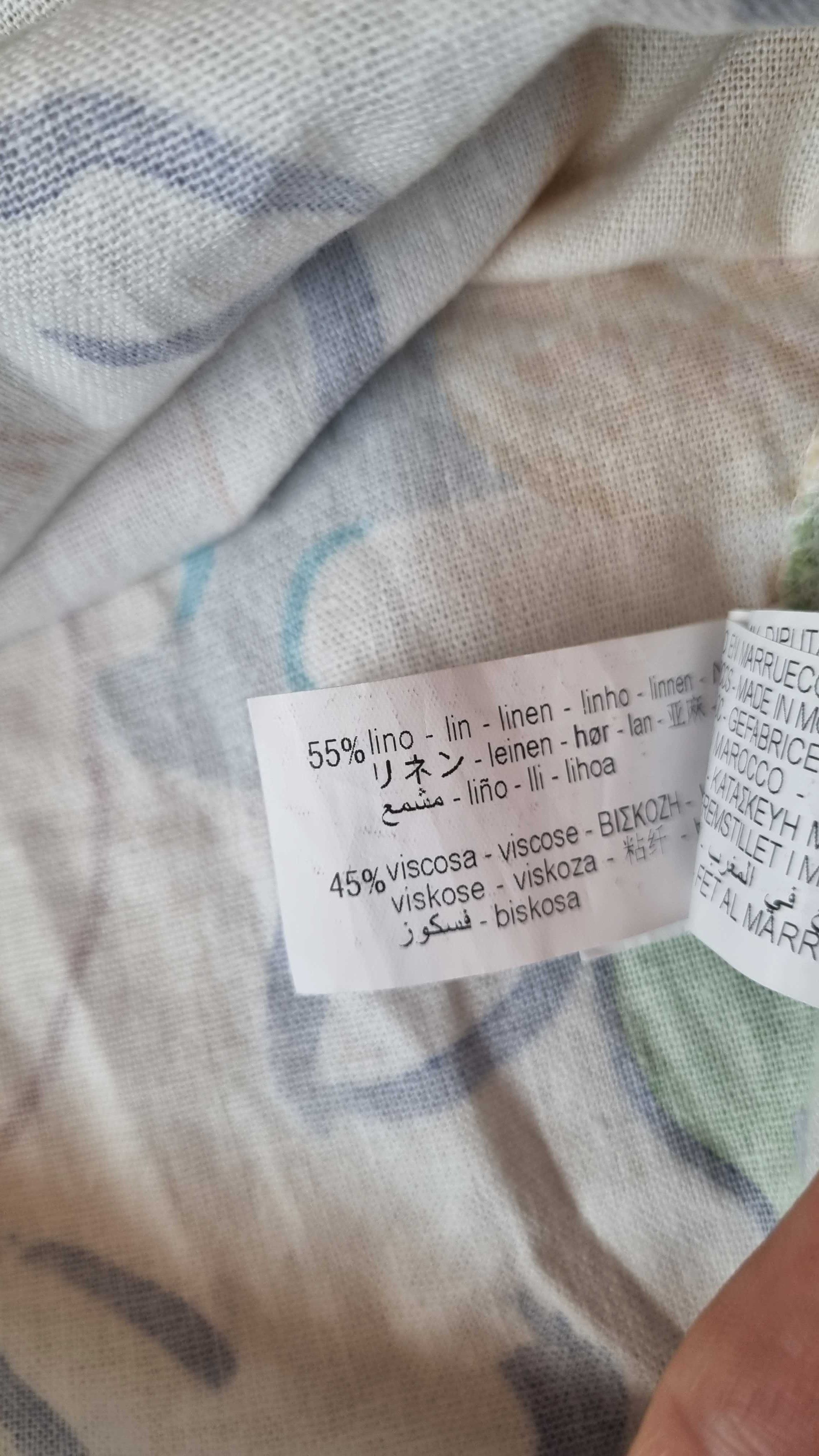 Платье сарафан Zara р. L , лен