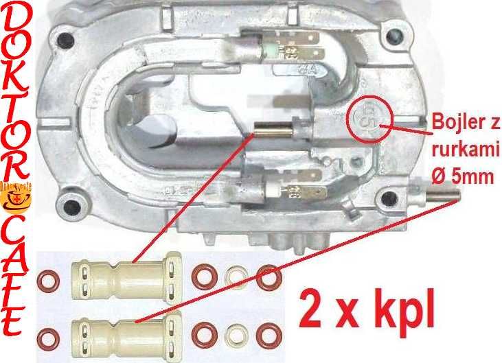 Zestaw naprawczy bojler grzałka Delonghi Magnifica PrimaDonna AEG