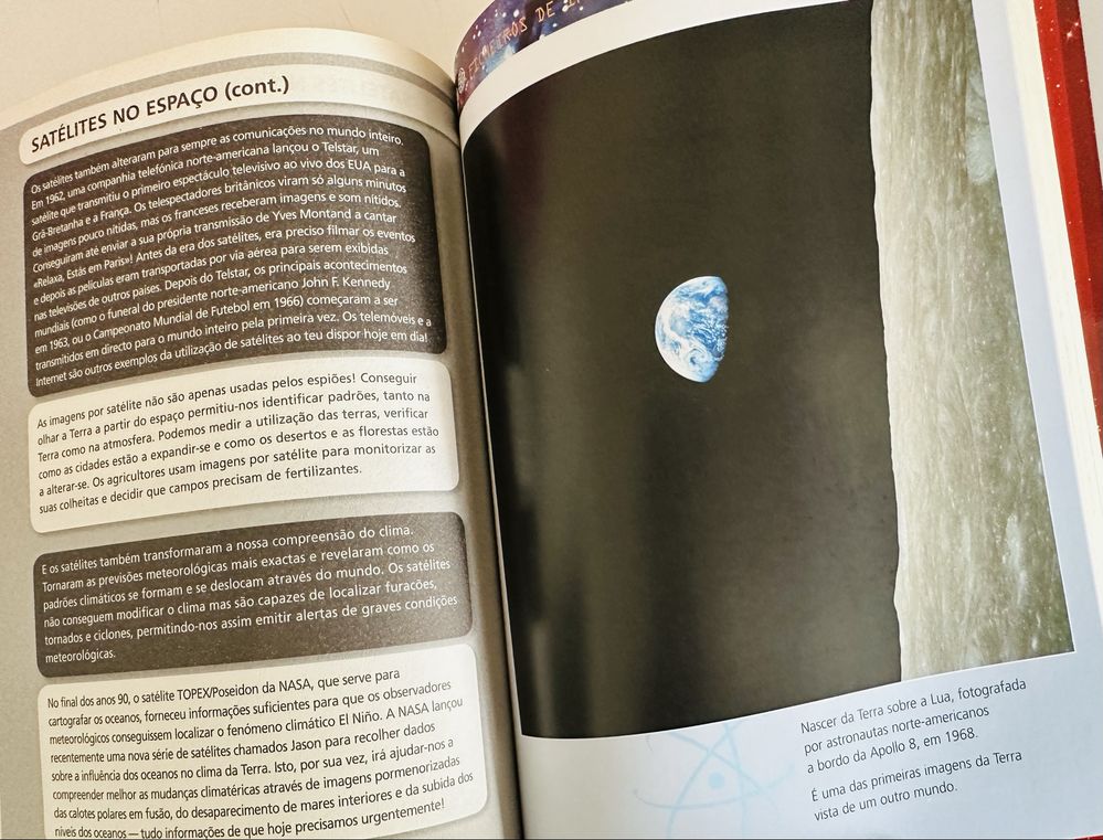 Livro Caça ao Tesouro no Espaço como novo