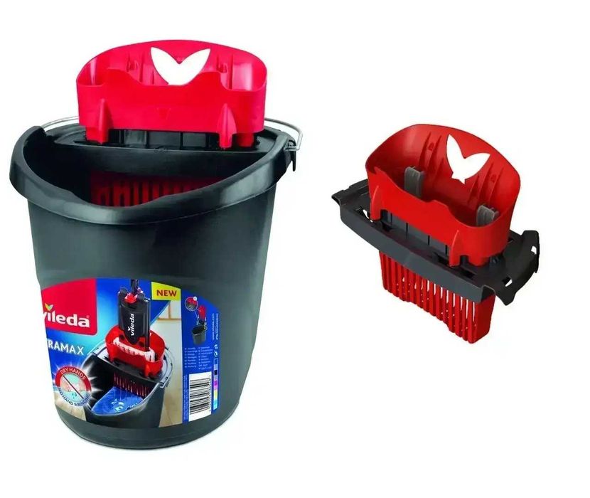 Новинка! Набір для прибирання Vileda H2prO Spin Mop відро з 2 камерами