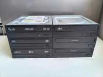 6 x Napęd wewnętrzny nagrywarka CD DVD RW LG Samsung Asus Pakiet 6 szt