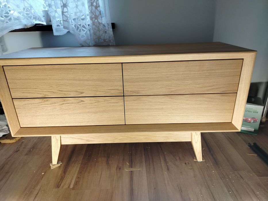 Komoda oblogowana debowa