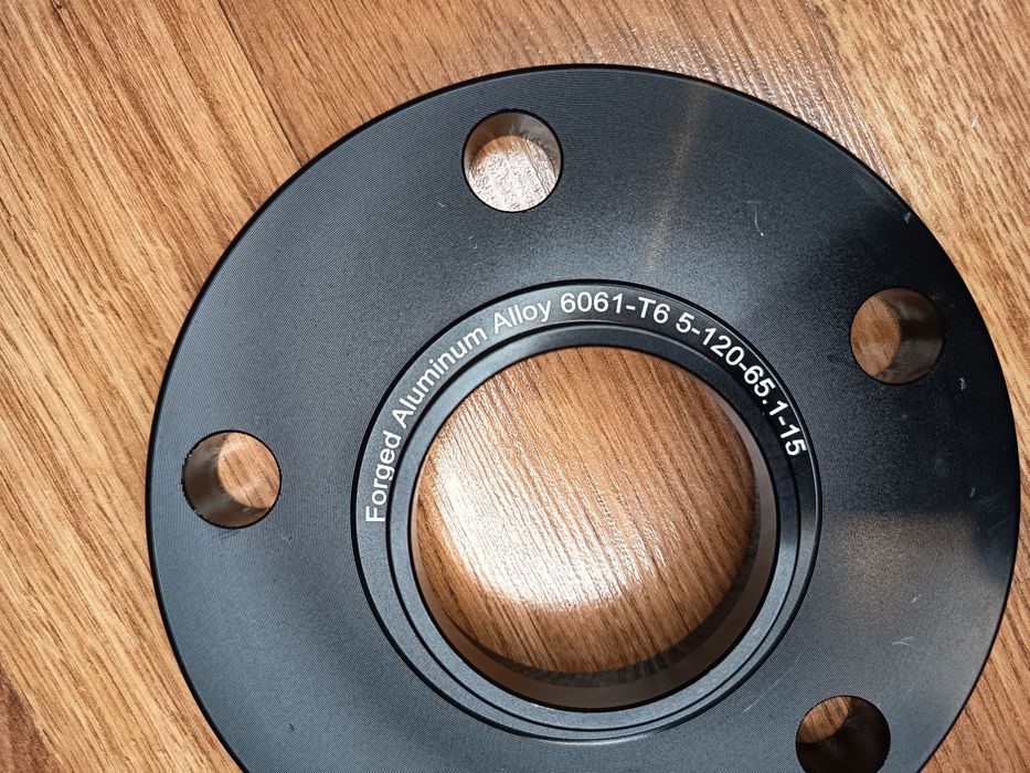 Dystanse aluminiowe 15 mm 5x120 65.1 – BMW, MINI, Opel (2 szt.)