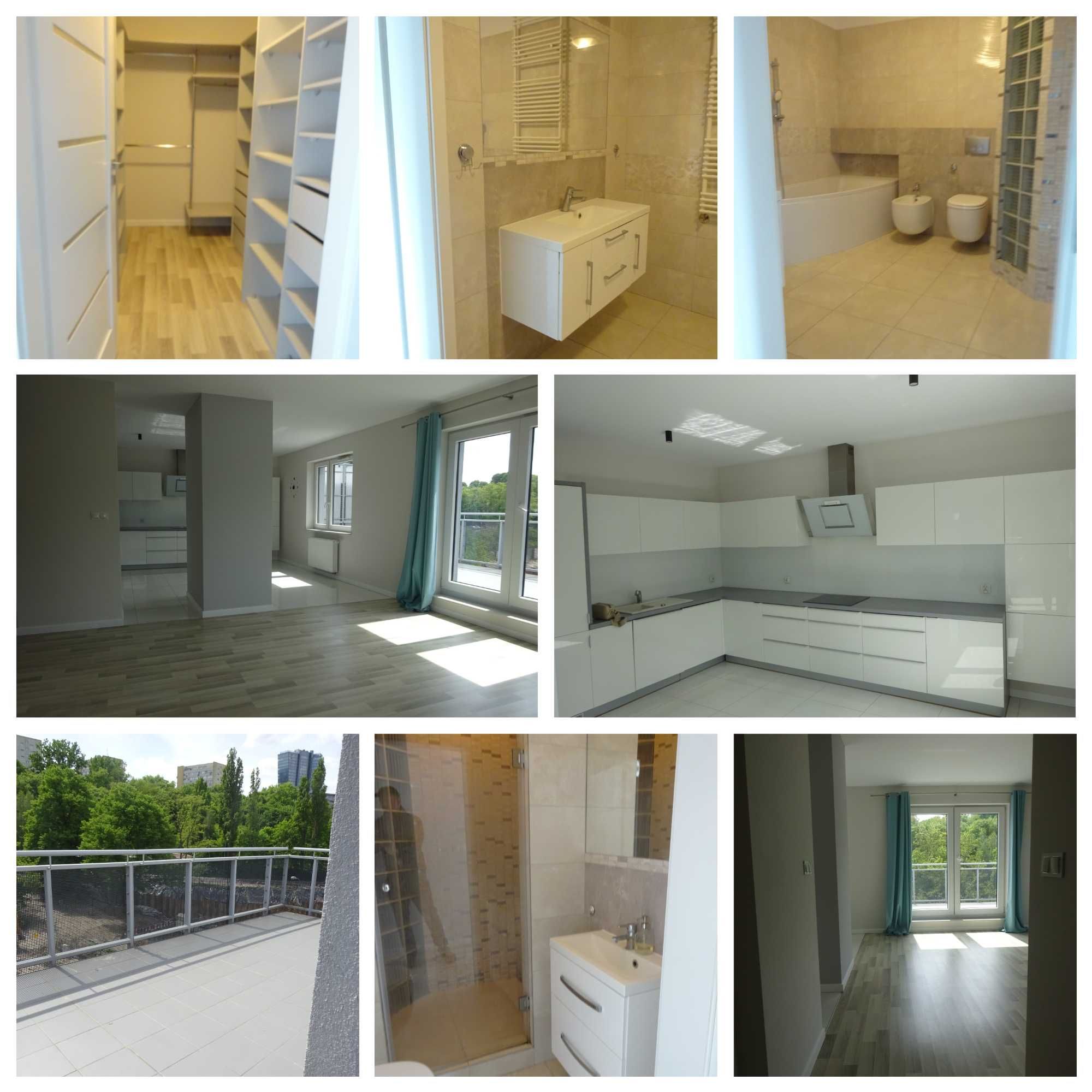 Piękny apartament 114 m2, 4 pokoje , taras 30 m2, garaż, ul.Raginisa,