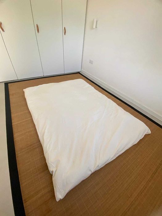 Futon de Shiatsu de algodão orgânico - medidas 140x200