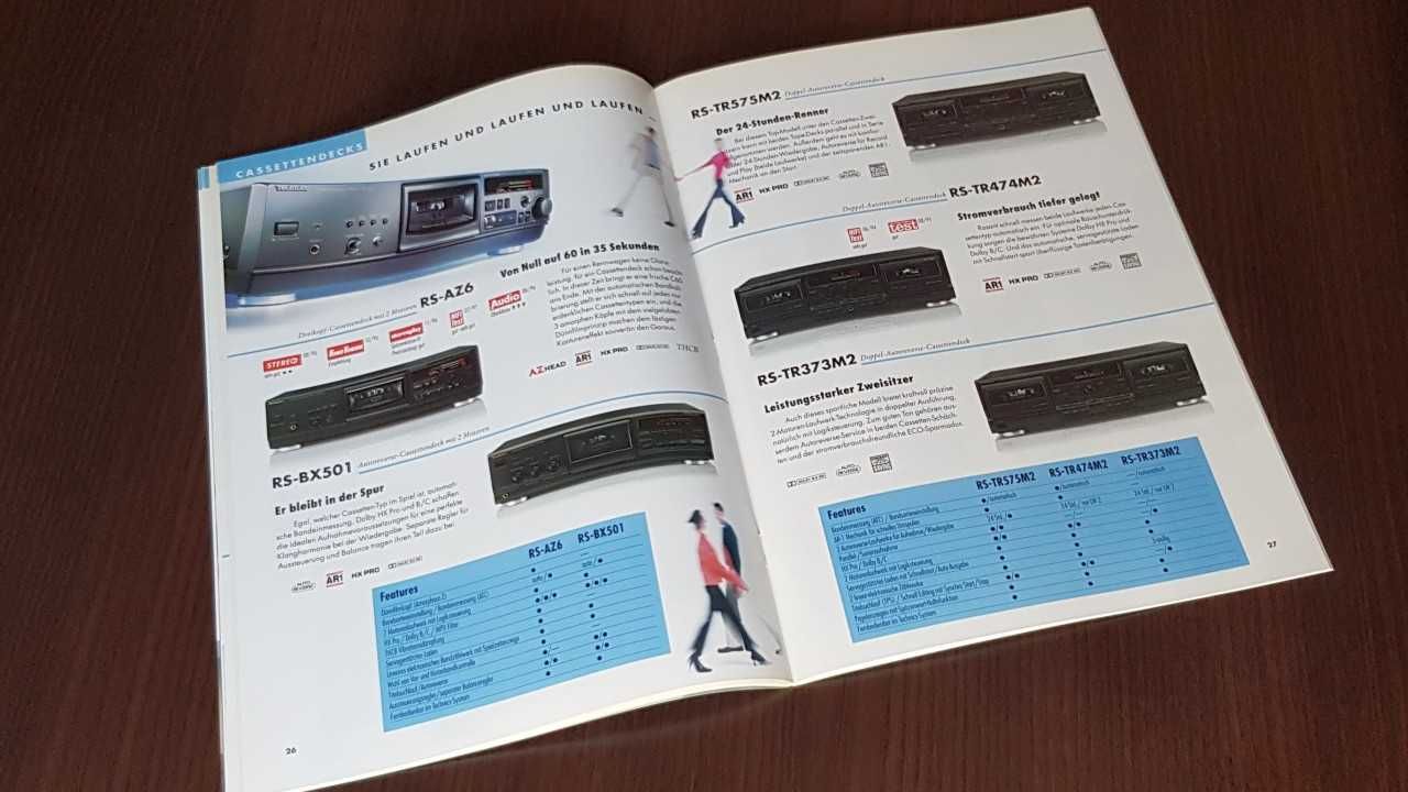 Katalog Prospekt Technics HIFI 2001/2002 Audio Retro