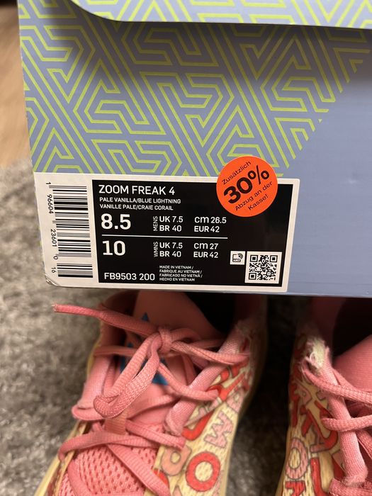 Nike Zoom Freak 4 чоловічі спортивні кросівки