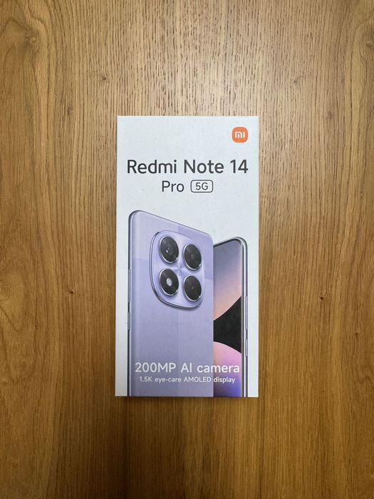 Xiaomi Redmi Note 14 Pro 5G – Midnight Black – Novo, selado
