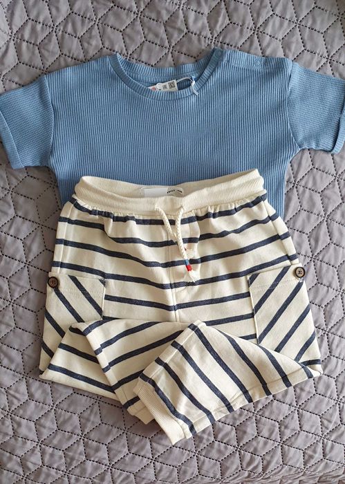 Zestaw ubrań dla chłopca spodnie bluzka T-shirt 92/98 reserved nowy!