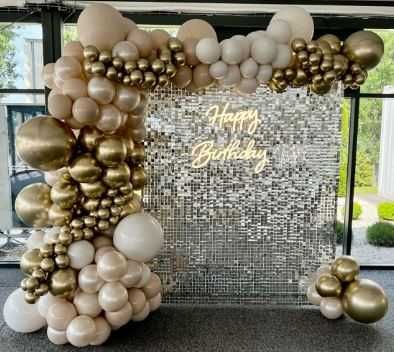 Głośnik imprezowy JBL PartyBox 320, ścianka, neon Happy birthday