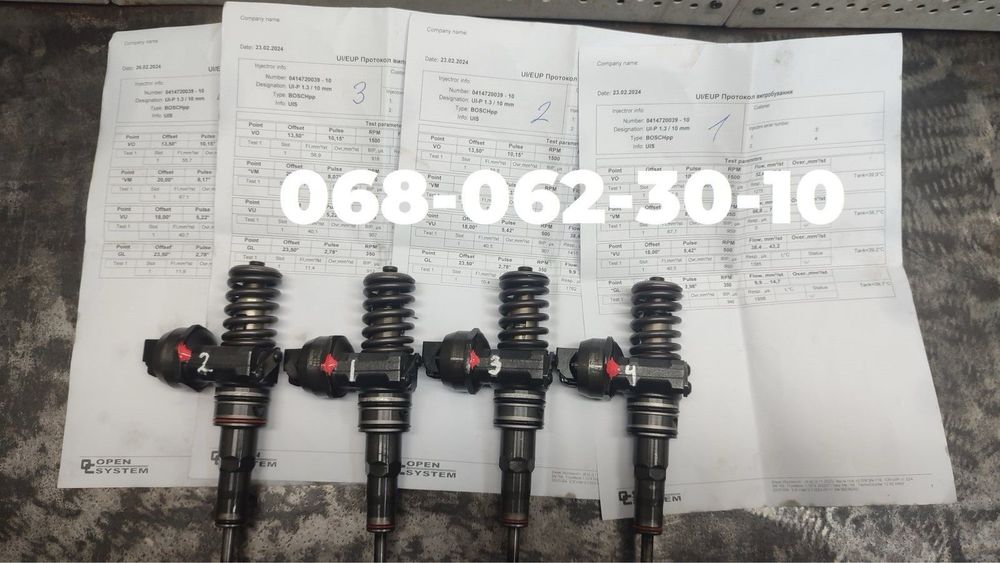 Перевірені форсунки насос/форсункі Bosch Siemens Denso Delphi