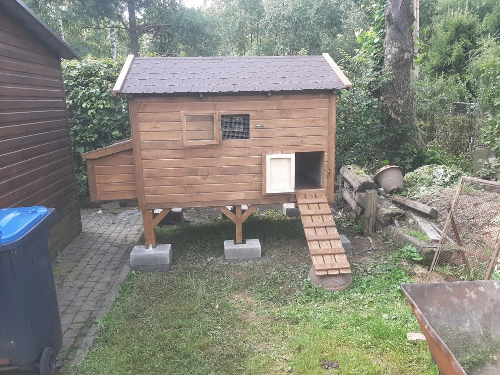 Kurnik dla kur drewniany