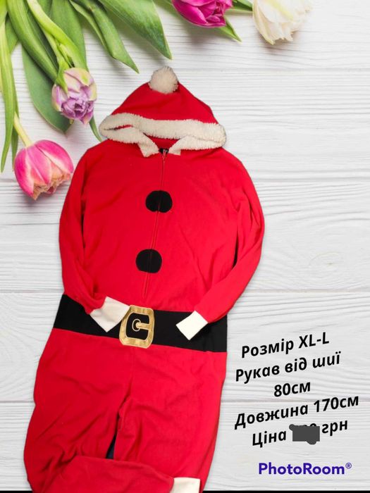 Кігурумі кугурумі піжама чоловічок Санта