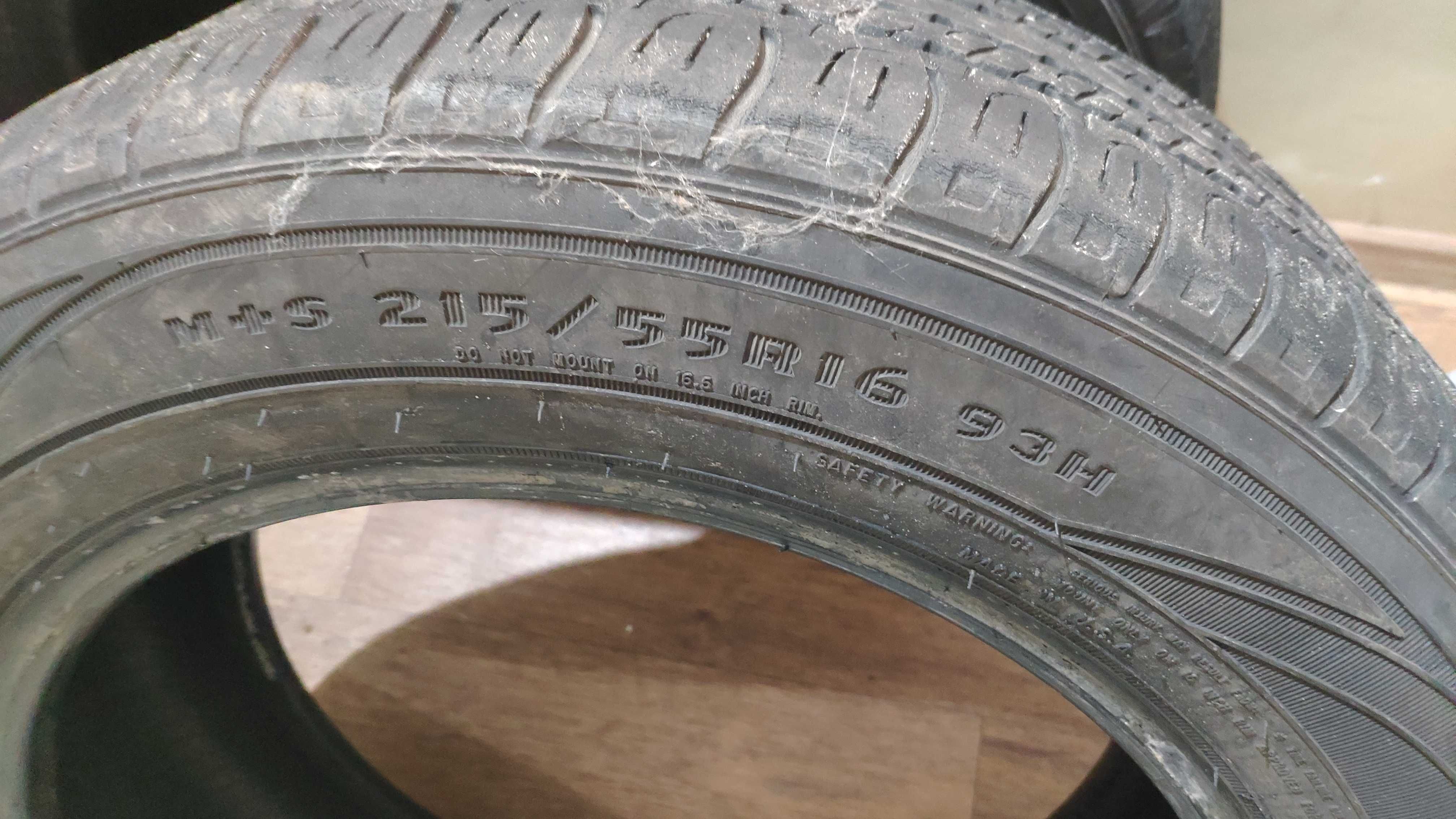 Шины Goodyear 215/55 R16 б/у