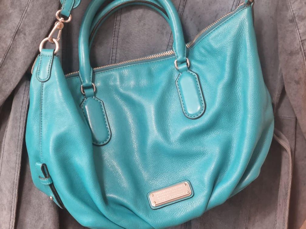 Marc Jacobs oryginalna skóra idealna pojemna a4