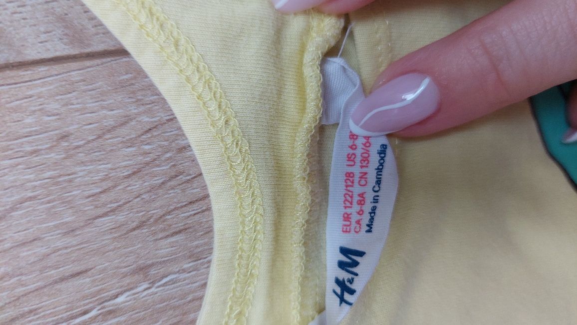 sukienka dziewczęca letnia H&M r. 128