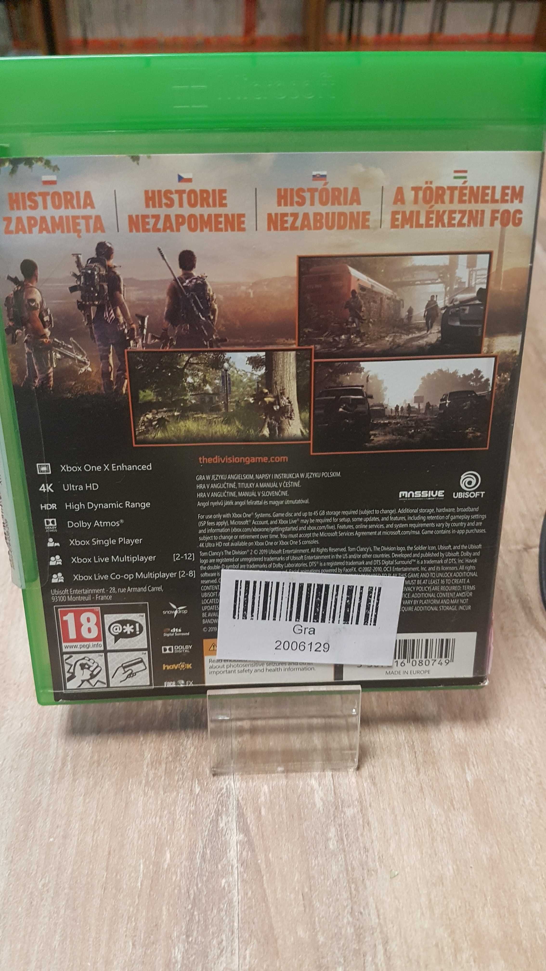 Tom Clancy's The Division 2 XBOX ONE Sklep Wysyłka Wymiana