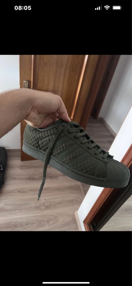 Adidas superstar verde tropa