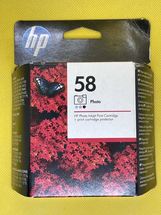 Оригинальный просроченный картридж HP C6658AE (58)