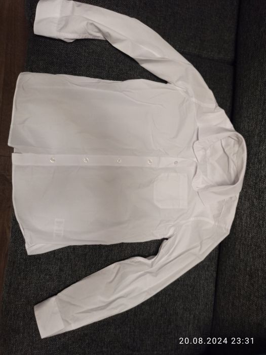 Белая рубашка 12-13 лет