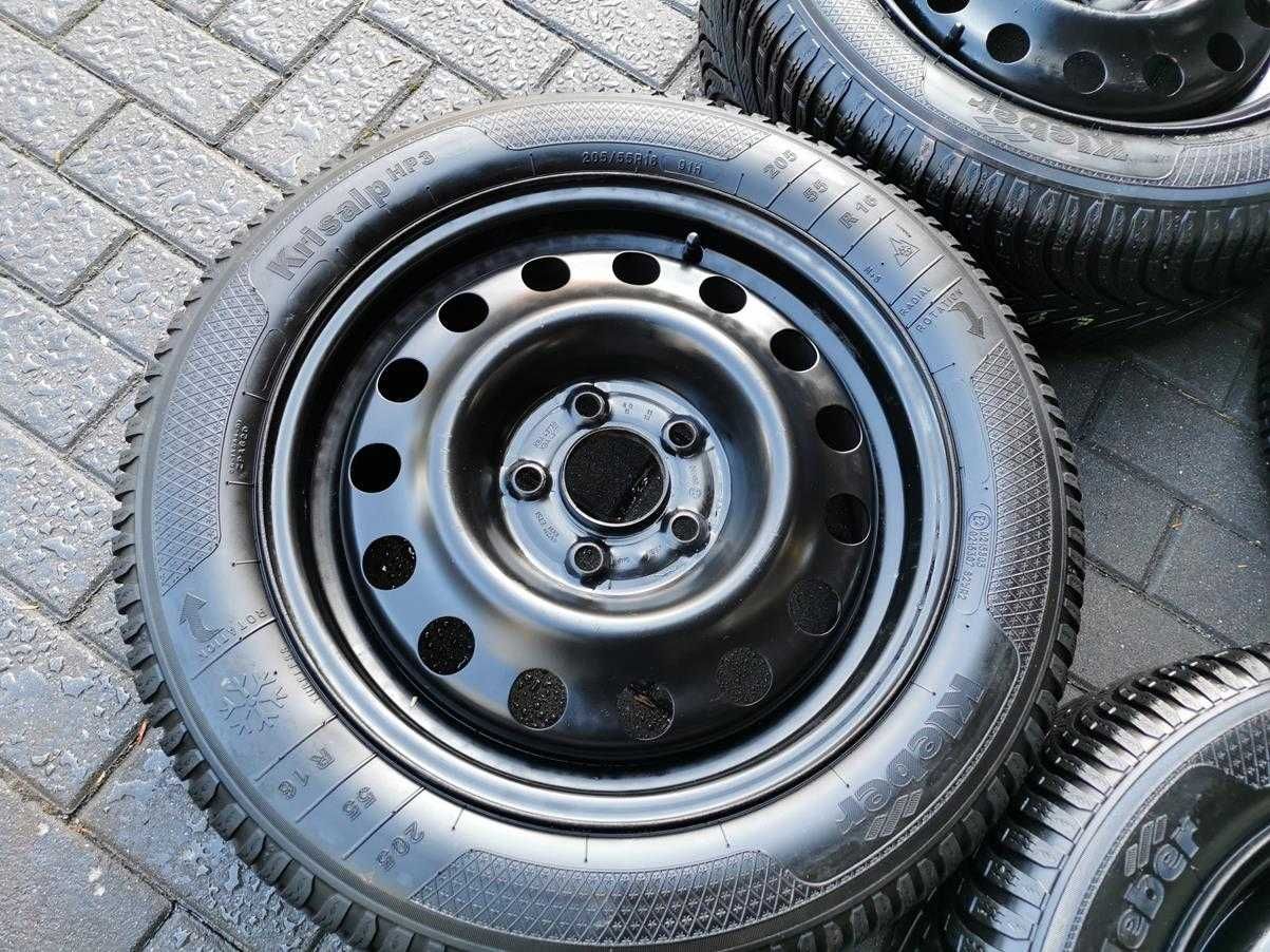 5x114.3 Koła Stal Zima R16 KIA Ceed ET51 205/55 Kleber 7mm 2019r 4szt