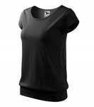 Koszulka Bluzka Damska T-shirt City Czarny 2xl