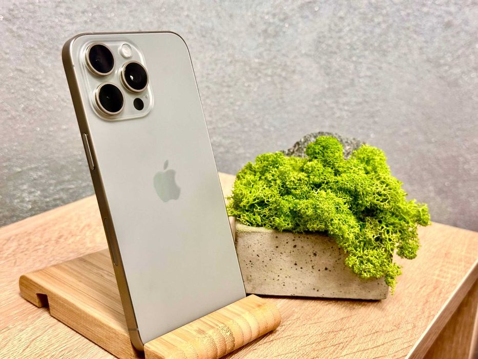 Apple Iphone 15 Pro Max Natural Titanium 100% akb Ідеал Айфон Гар3міс
