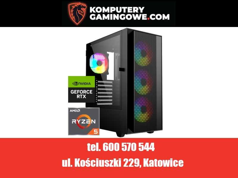 Nowy Komputer Gamingowy Ryzen 7 5700x 16GB 1TB SSD nVidia RTX 5060