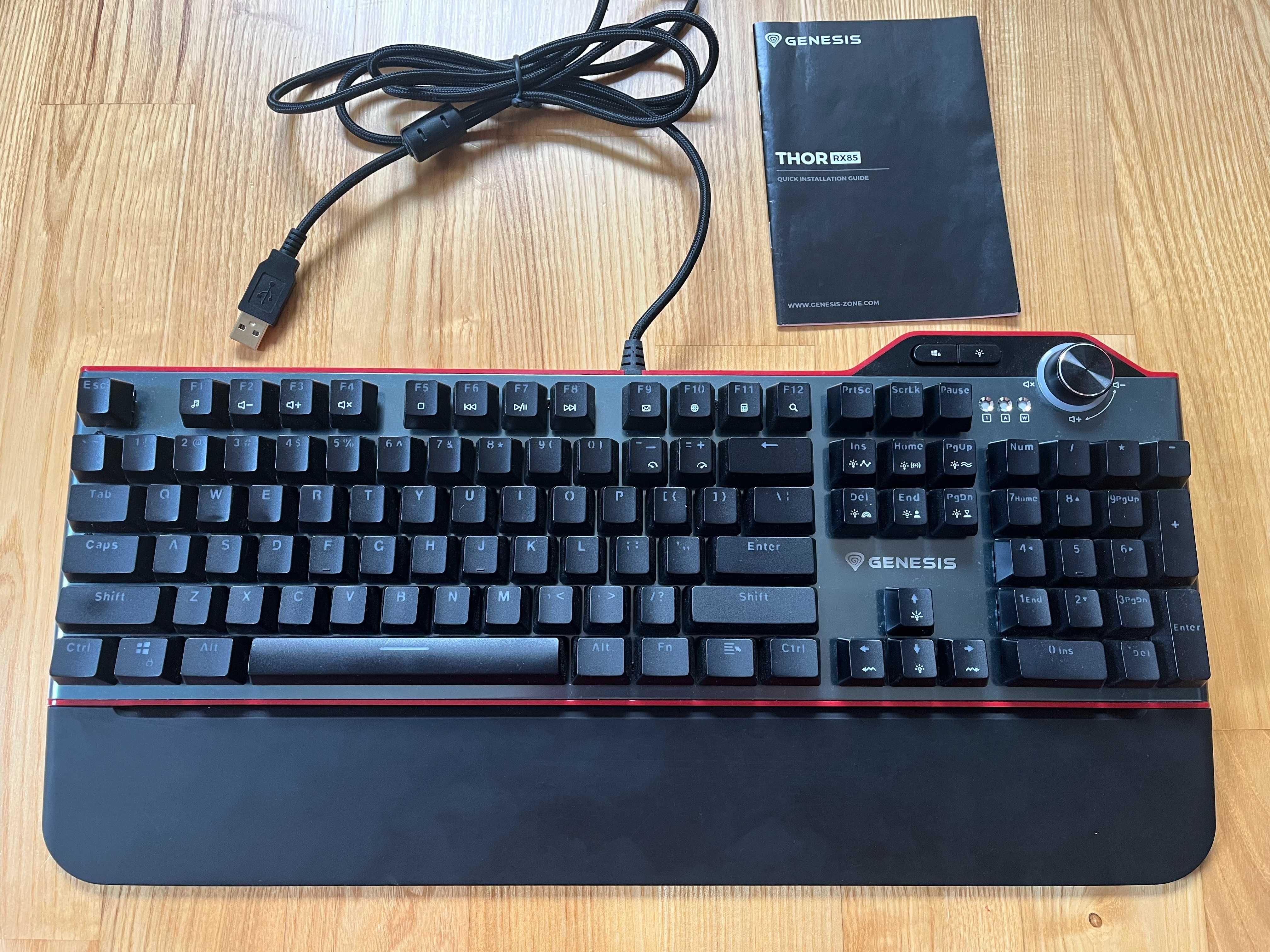 Klawiatura mechaniczna Genesis thor RX85