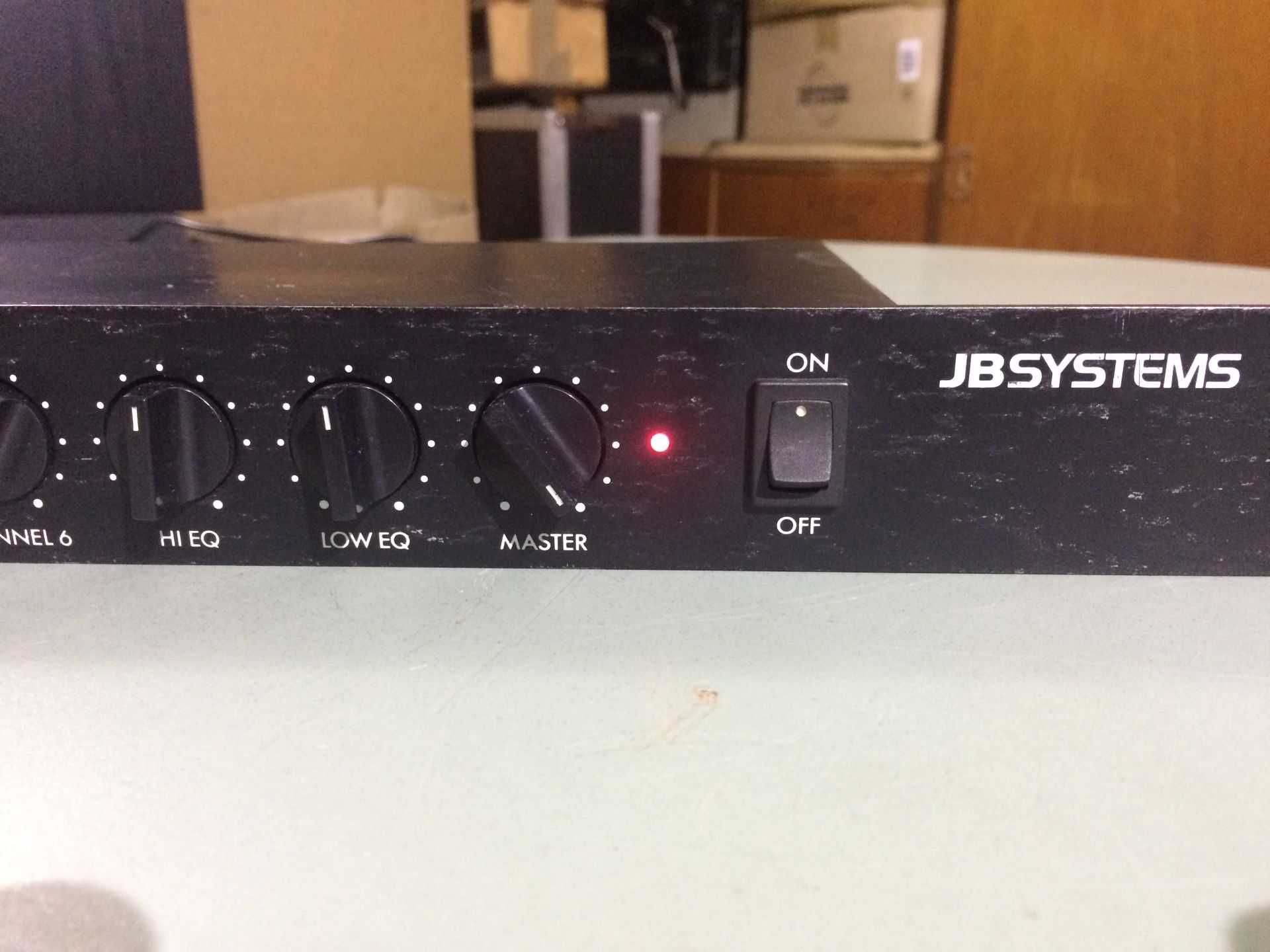 Mikser mikrofonowy 6 kanałowy - JB SYSTEMS MX-870 - Sprawny