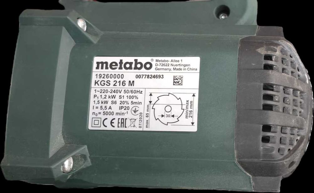 Ukośnica Piła Ukośna Metabo KGS 216 M