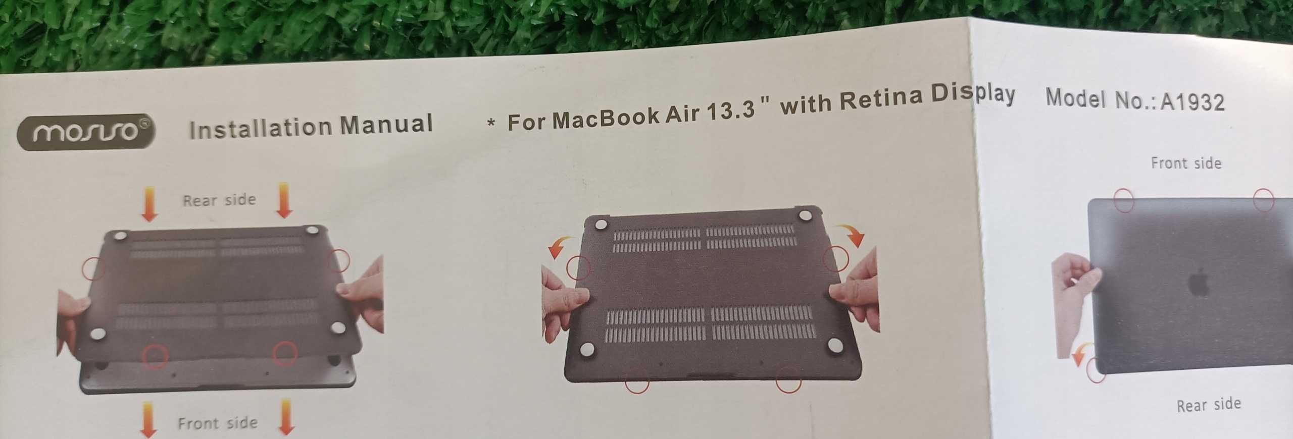 2 x Zielona obudowa MacBook AIR 13.3" MOSISO Nr00469