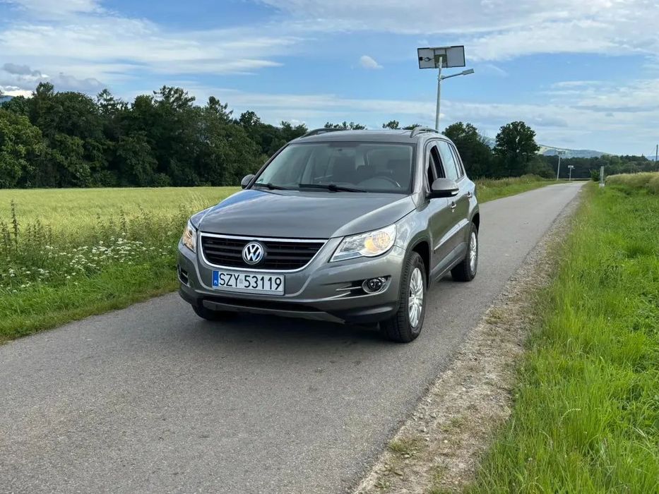 Volkswagen Tiguan VW Tiguan Mały Przebieg Nowy Akumulator Zrobiony Rozrząd 4x4 Hak