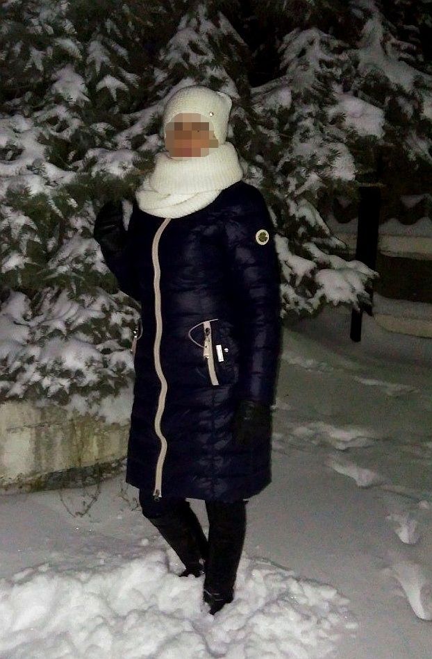 Зимний тёплый пуховик