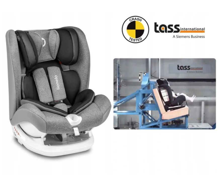 NOWY Fotelik samochodowy Lionelo OLIVER Isofix lub pasy 9-36 kg