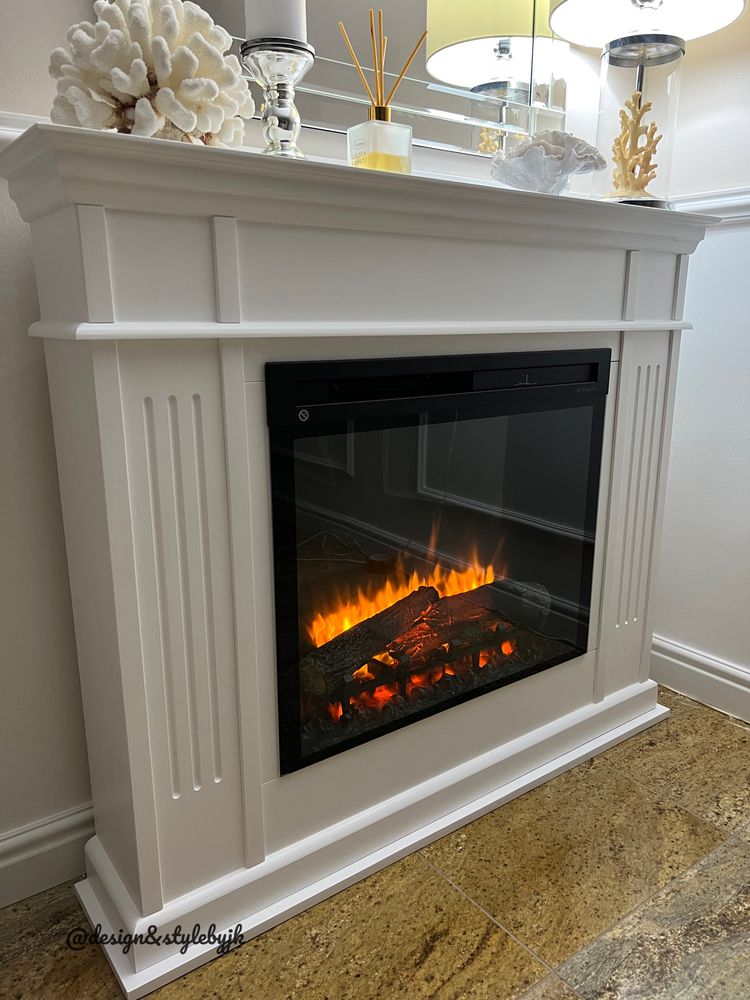 Kominek Wonder wkład Dimplex 28 atrapa drewno Premium