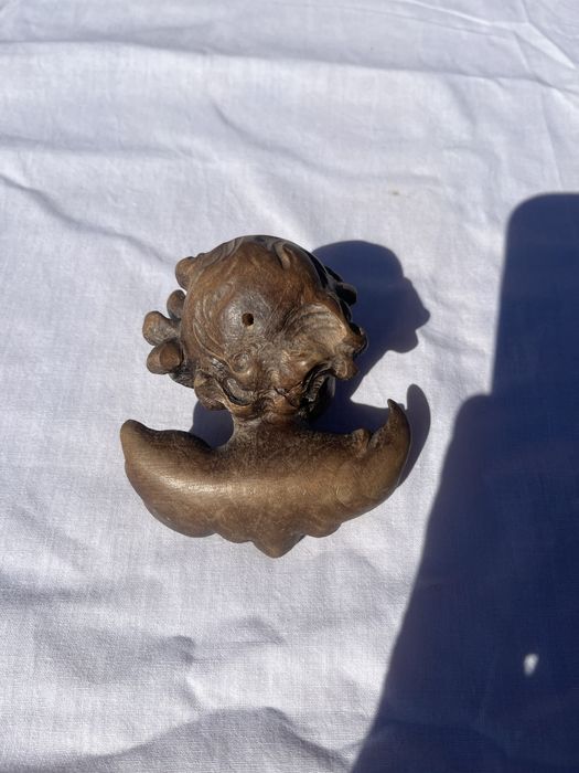 Drewniana figurka aniołek