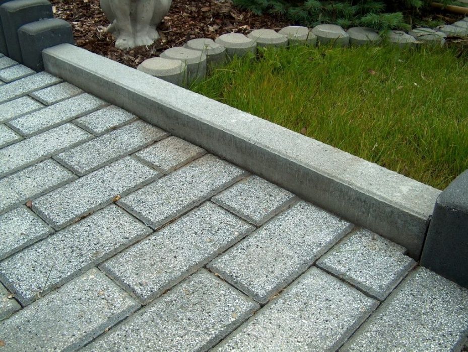 Obrzeże Chodnikowe 75x20x5cm z dostawą 58 szt. Szare i kolorowe