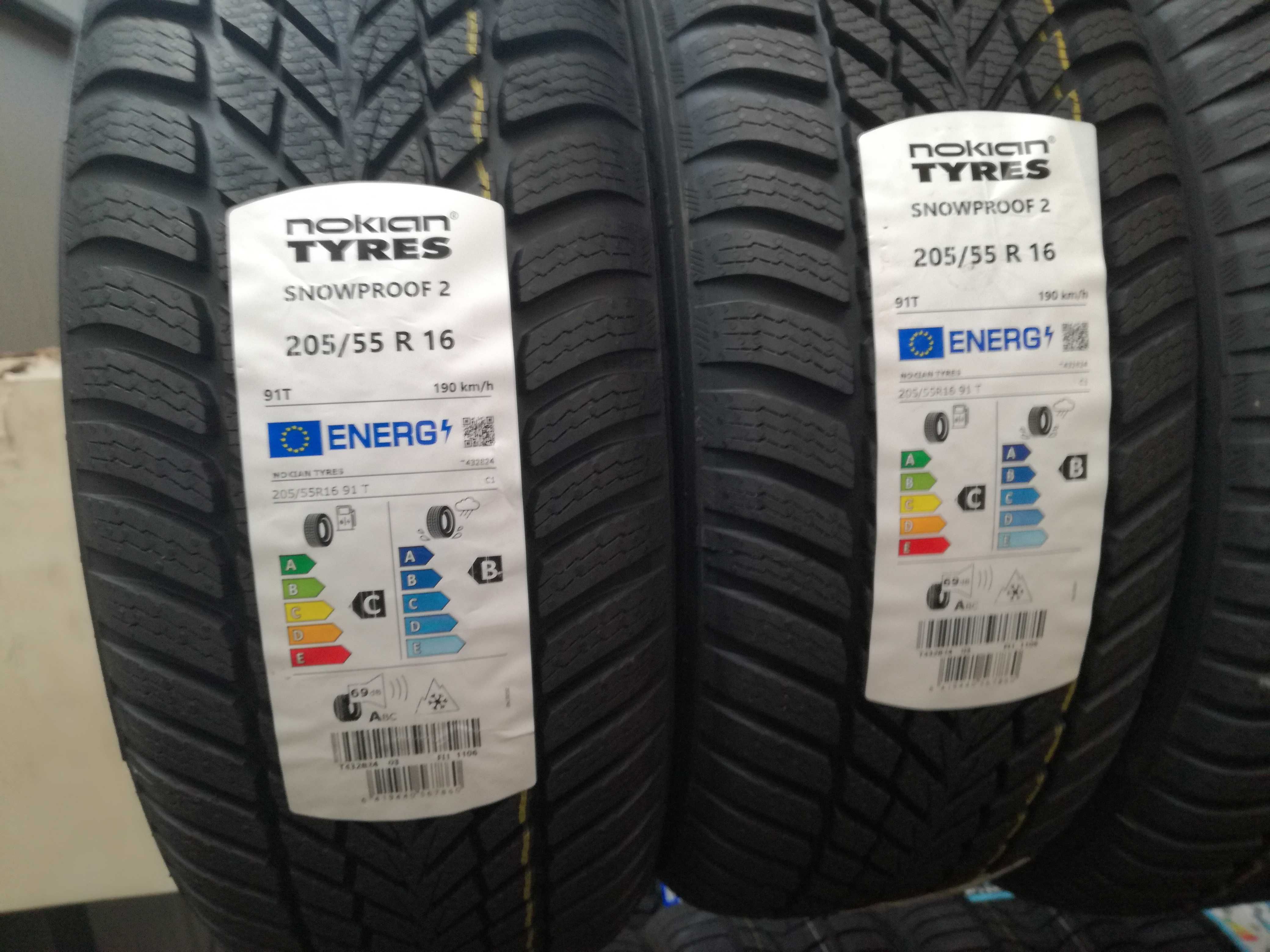 205/55R16 91T Nokian Snowproof 2 opony zimowe - komplet
