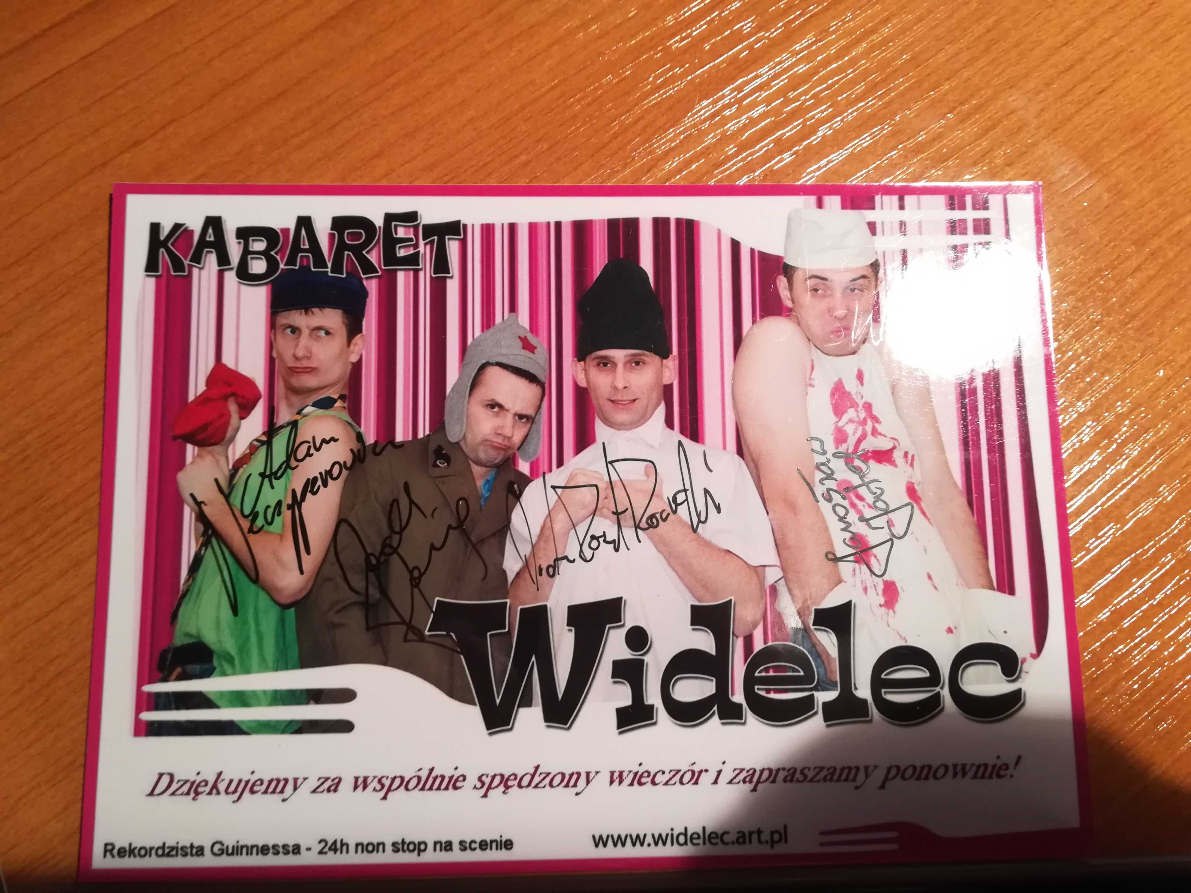 Autograf Kabaret Widelec