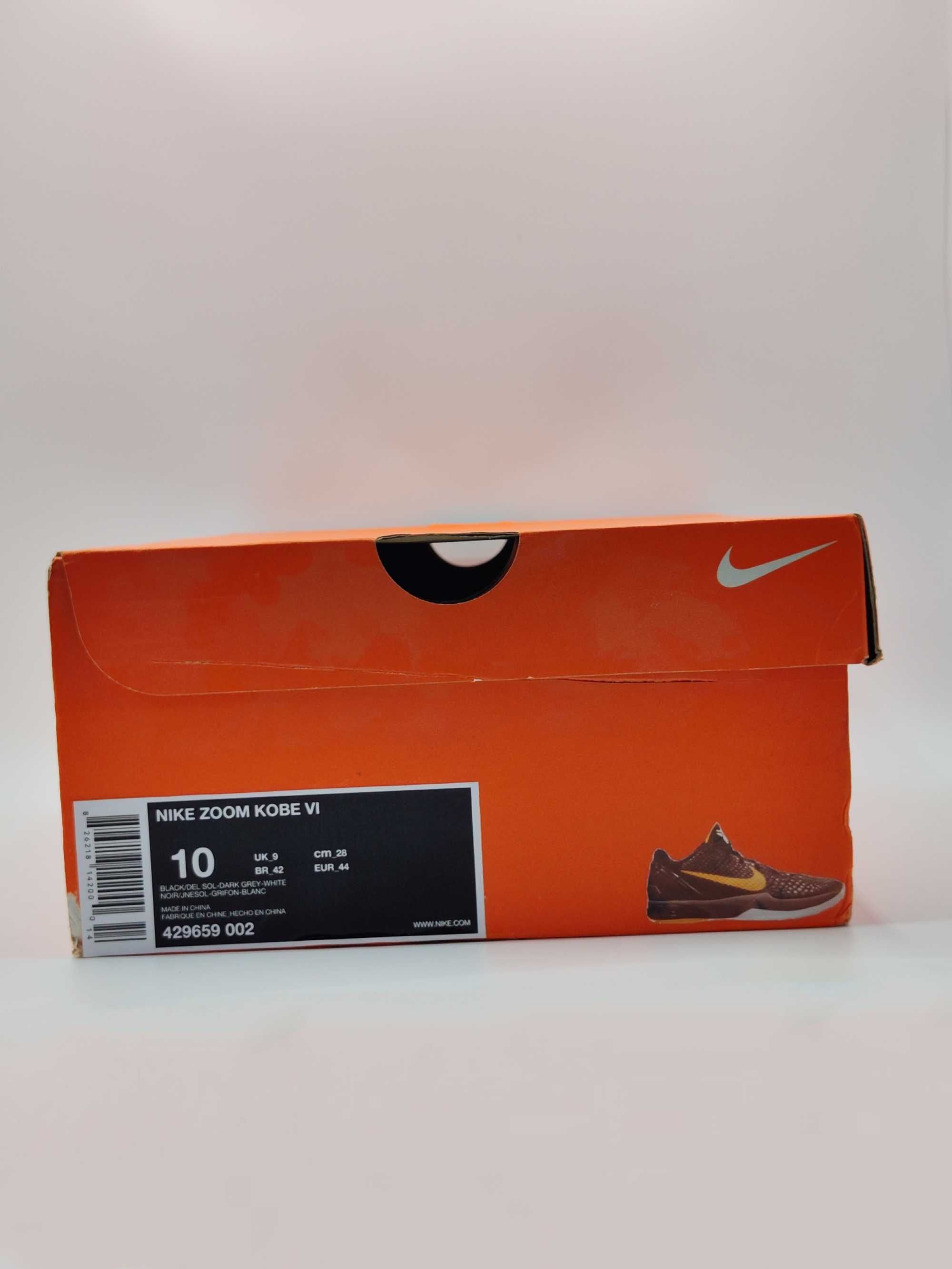 Buty Nike Zoom Kobe VI 'Black Del Sol' 44EUR
