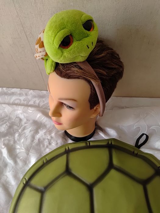 Strój przebranie żółwik żółw żółwica żółwiczka 3 części roz. uniwersal