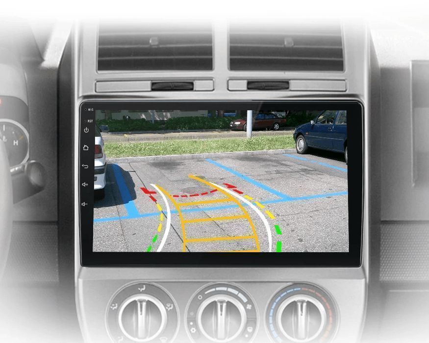 Nowoczesne Radio Android do Jeep Compass 2007 - 2009, 6GB 128GB