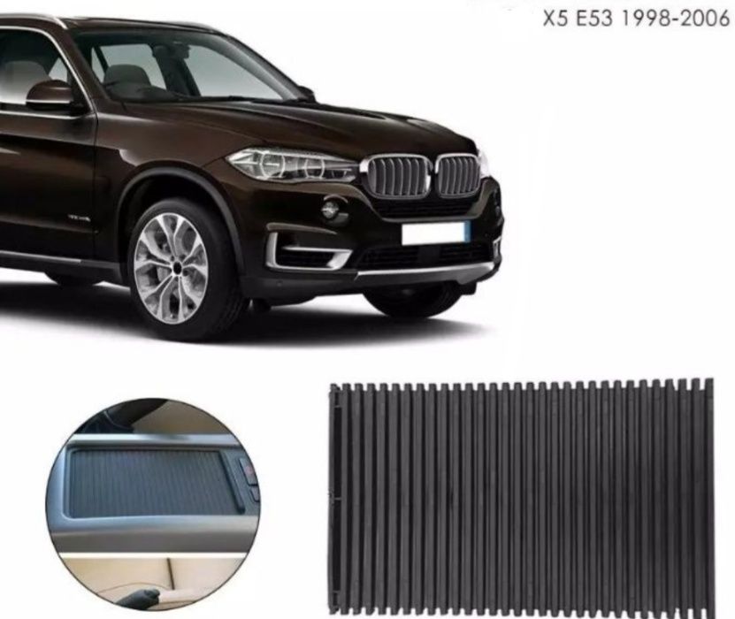 Cortina persiana de deslizamento da consola central BMW X5 E53 98-06