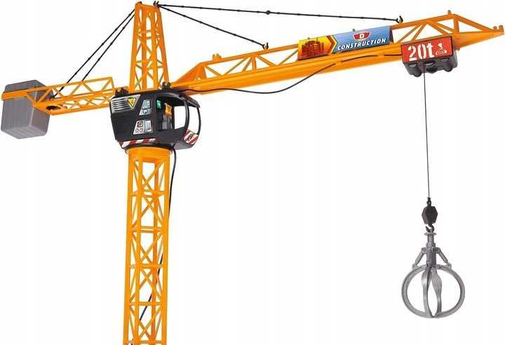 Dickie Toys Mega Crane Sterowany Dźwig elektryczny 120 cm
