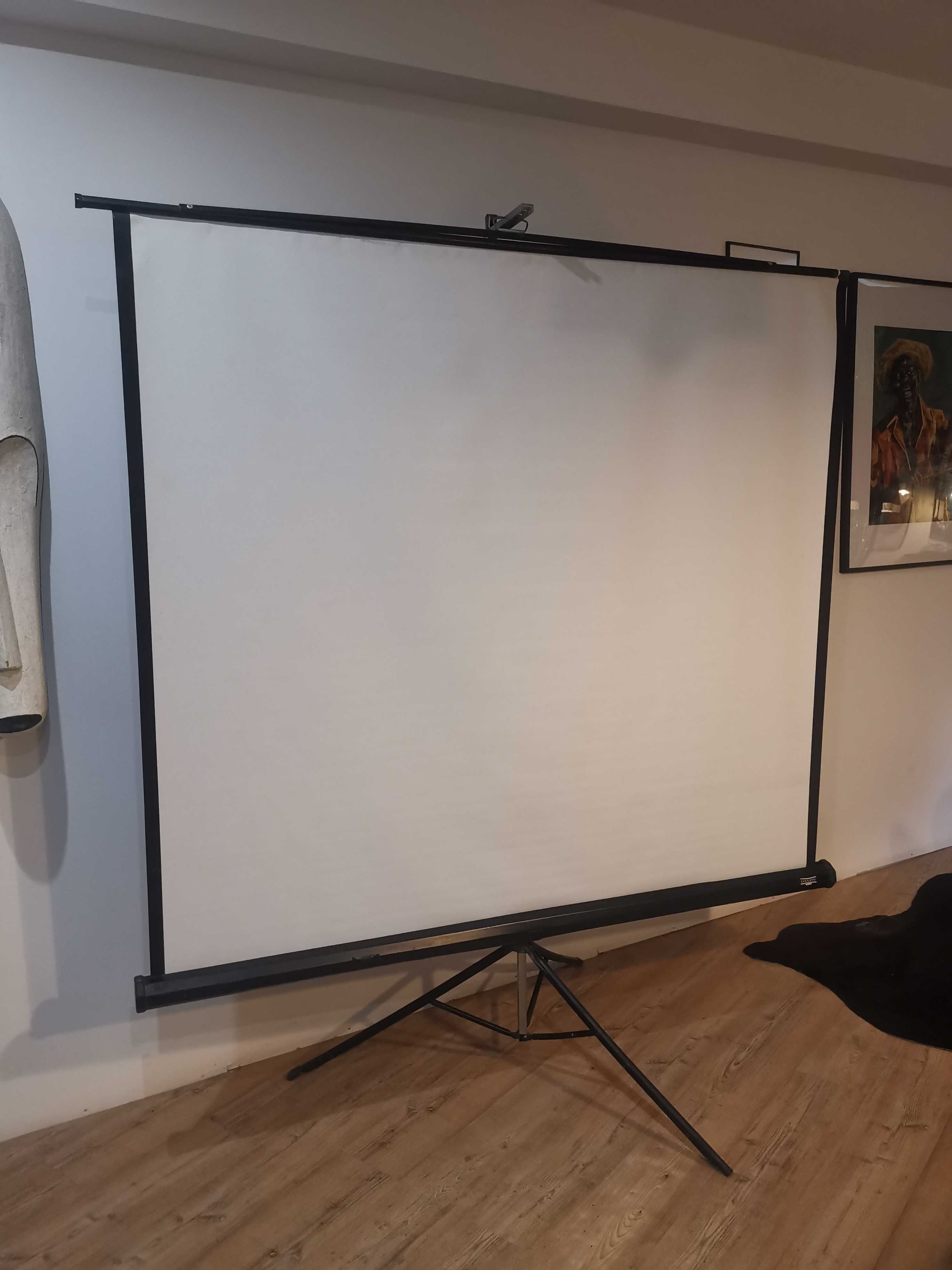 Projector screen vintage Da-Lite com tripé dim. 195X200