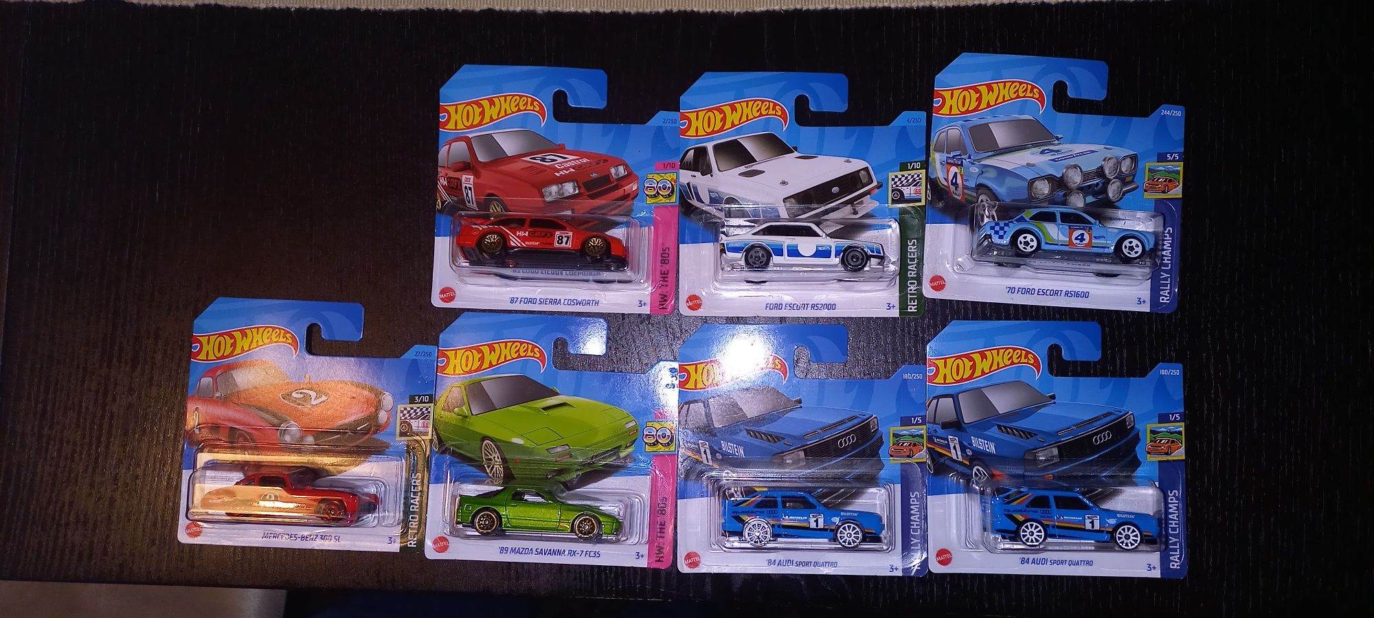 Hotwheels Ford Escort sierra mercedes audi