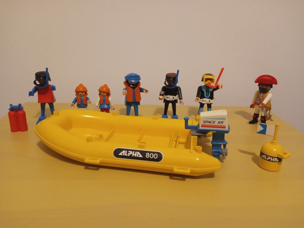 Playmobil podwodny świat zestaw kolekcjonerski ponton nurek pirat